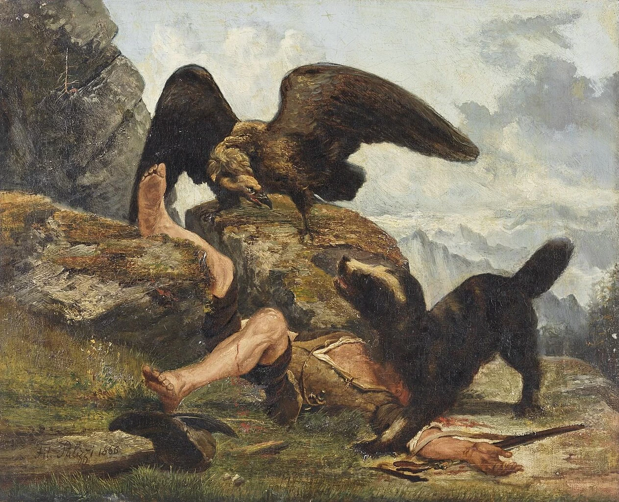 Scena di caccia
